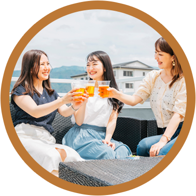 ビアガーデン写真