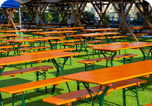 屋根下エリア写真